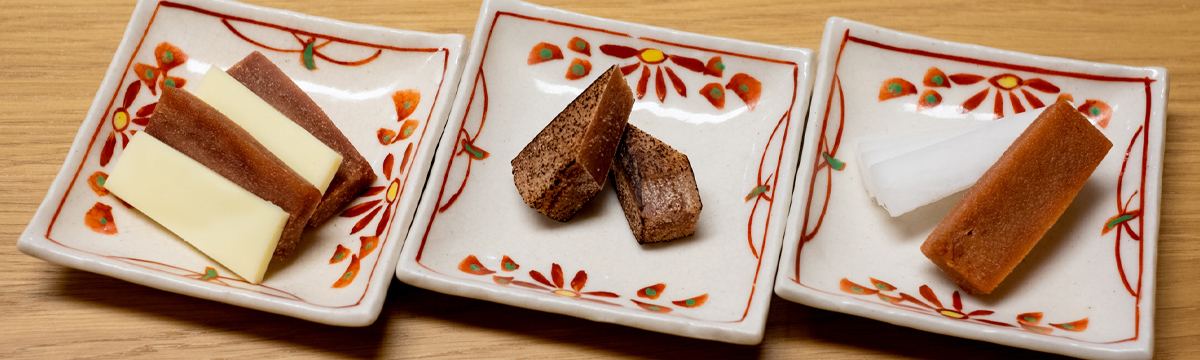 鱈からすみ_小皿3品