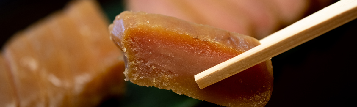 鱈からすみ_箸上げ